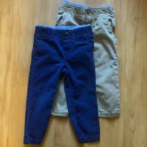 Two pants same style different color.  Size 3t boys.